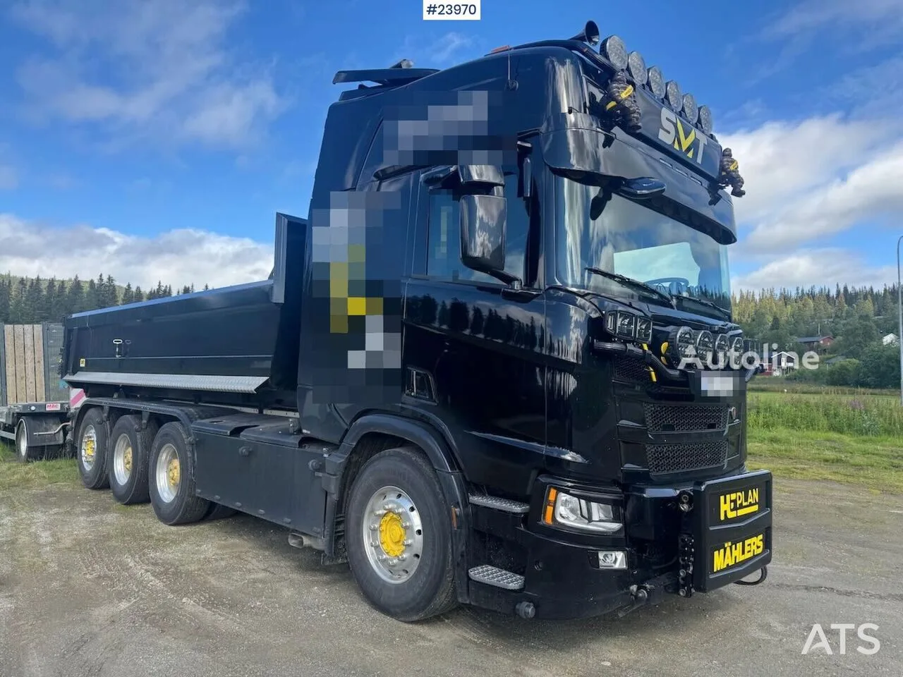 Scania R660 Brøyterigget Tridem Krokbil - 24T Palfinger krok